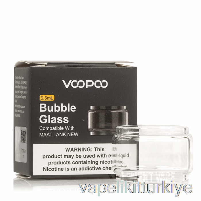 Elektronik Sigara Kalemi Vape Mate Voopoo Maat Yedek Cam 6.5ml Kabarcık Cam